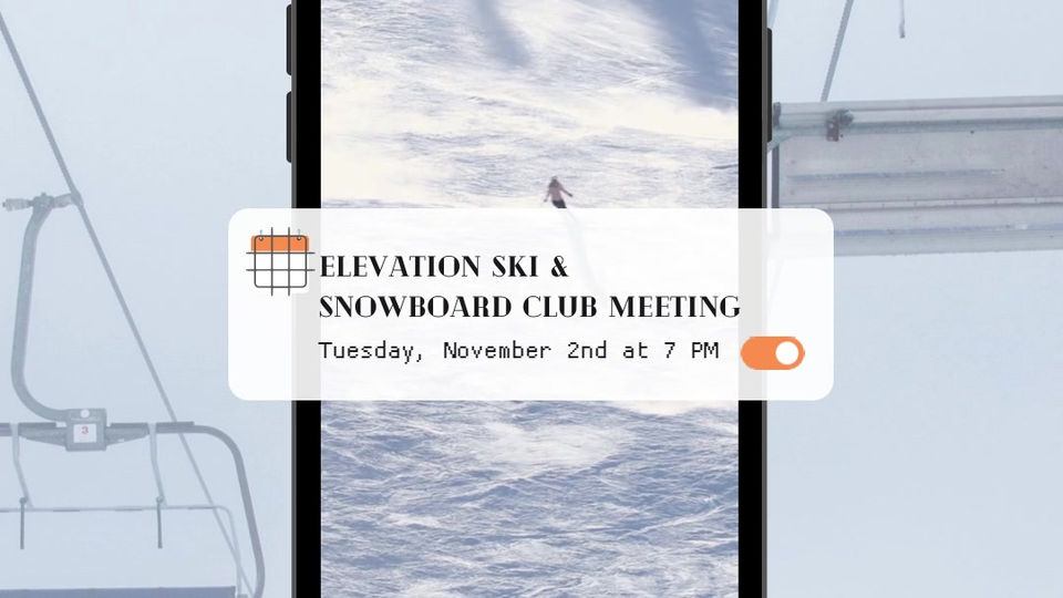 Elevation Ski & Snowboard Club Animated Post
